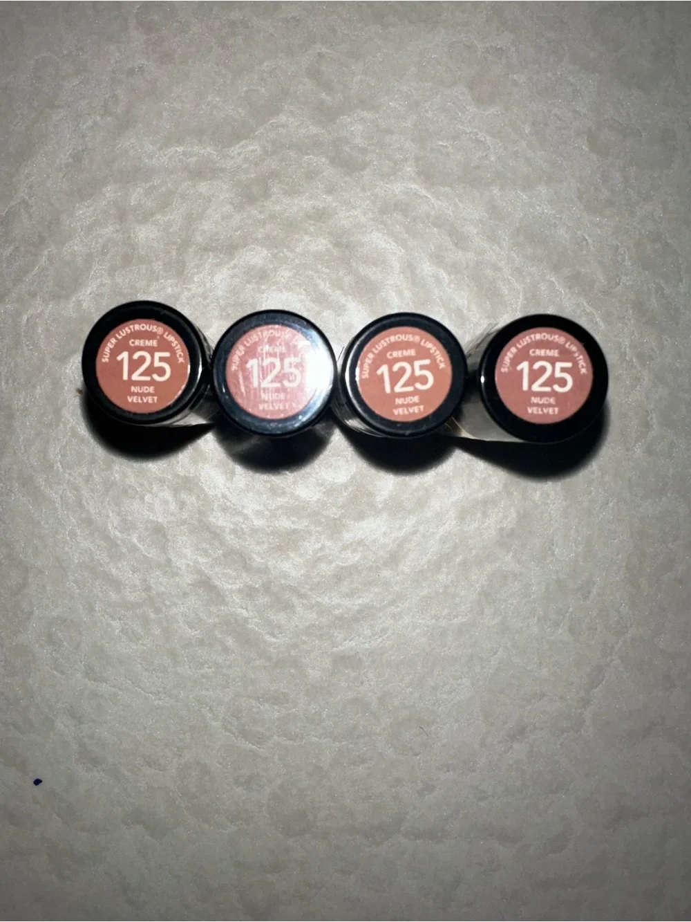 Revlon Lipstick Shade 125 Nude Velvet Brand New Lot Of 4 - Picture 1 of 2